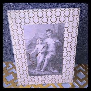 Gold Glass Picture Frame NWOT